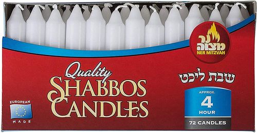 72 Bougies de Chabbat / Shabbos Candles - 4H